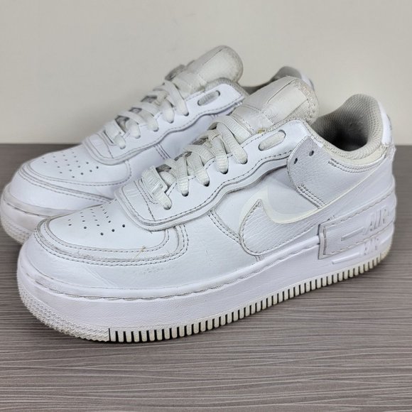 Nike Air Force 1 Shadow Sneaker White - Women's US 5 (US 3.5Y) - Picture 3 of 13